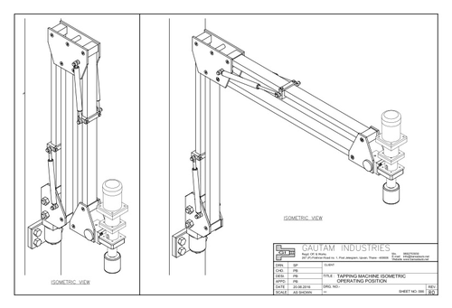 Mild Steel Tapping Machine, Drilling Capacity in Steel: 12, 70 Mm