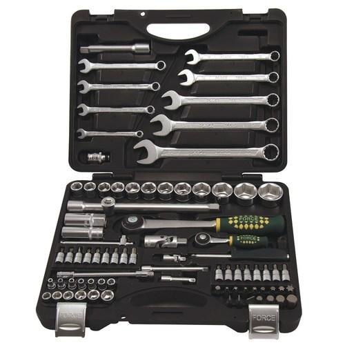 Force Stainless Steel TBW Taiwan 1/4x 1/2 Inch Socket And Wrench Set