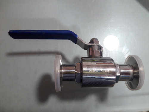 Stainless Steel TC Ball Valve, Material Grade: SS304