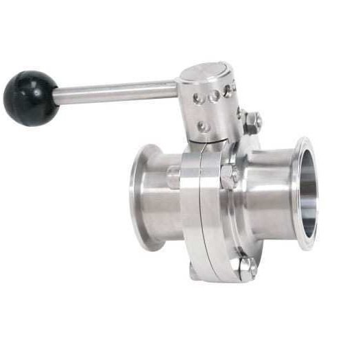 Stainless Steel TC End Butterfly Valve