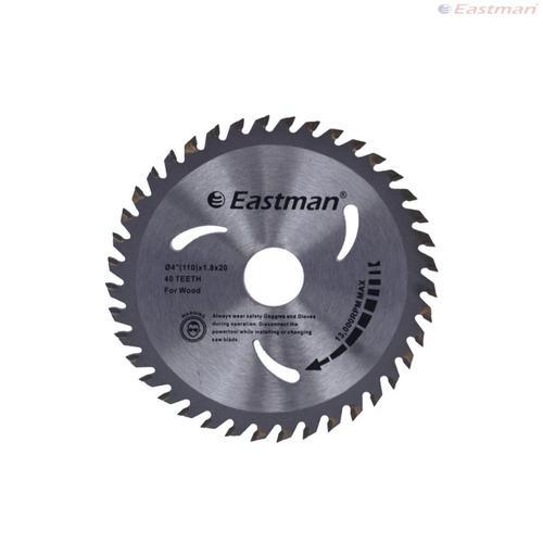 Eastman 4 Inch TCT Circular Saw Blades ETBW110-40, For Wood Cutting