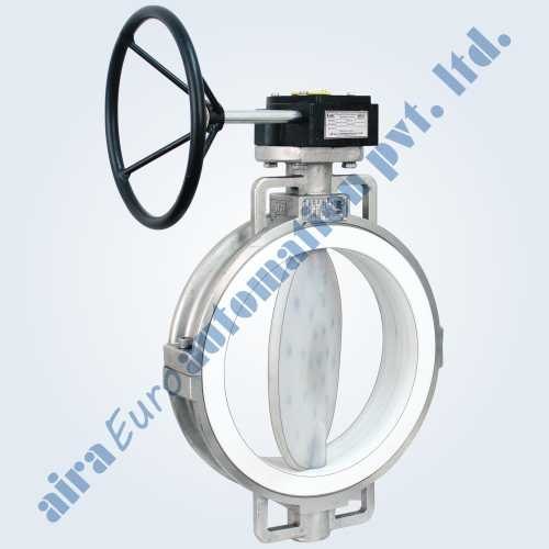 FEP PFA Lined Butterfly Valve