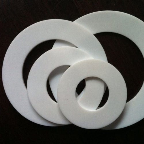 Ptfe WHITE Teflon Ring Gaskets, For Industrial, Thickness: 1mm To 5mm