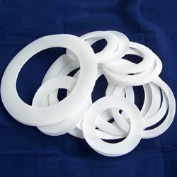 Polished Teflon Washer, Round, Dimension/Size: 10 Mm - 450 Mm