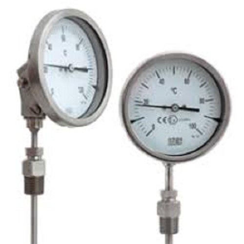 Plastic And Steel Temperature Gauges, Round