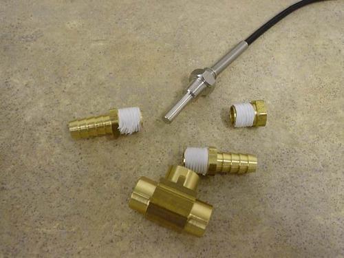 Brass Temperature Sensor Adapter, Packaging Type: Carton Box, Thread Size: M10