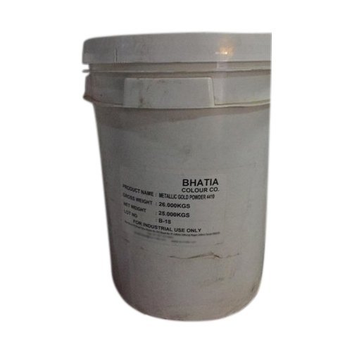 Bhatia Trading Co. Textile Metallic Gold Powder, For For Textile Industries, Packaging Type: Plastic Bucket