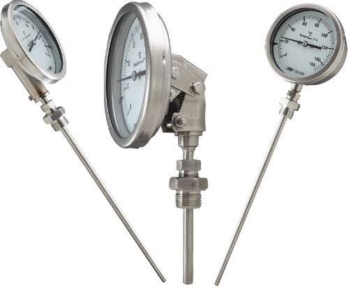 Steel Bottom Connection ITEC Temperature Gauge, for Industrial