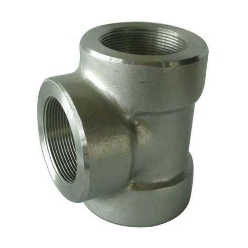 Stainless Steel Forged Tee, Size: 3/4 Inch