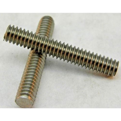 Plated Round Mild Steel Threaded Screw, Packaging Type: Box