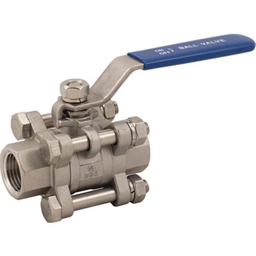 Screwed Medium Pressure Three Piece Ball Valve Socket Weld End, Valve Size: Up To 2 Inch, Model Name/Number: Syschem