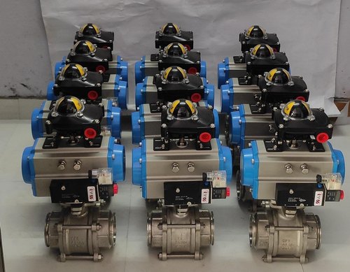 Tri Culover End Ball Valve, For Hydraulic Pipe