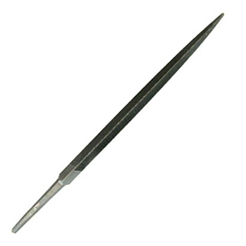 Mild Steel Three Square File, Size: 8 Inch