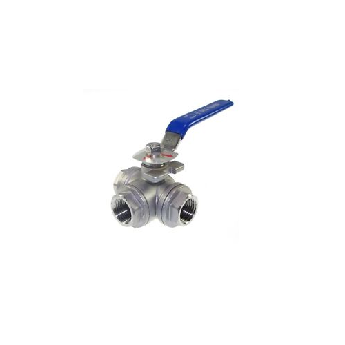 Steel Three Way Air Valve