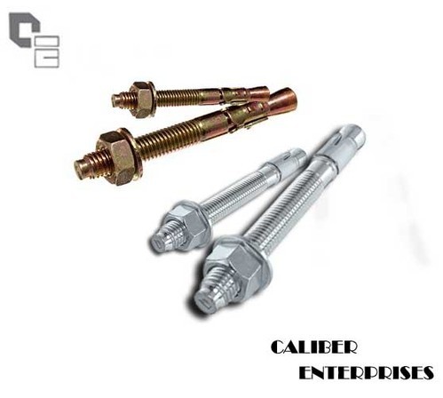 Caliber Steel Thru Bolt (Wedge Anchor), Size: M8 To M16, Box