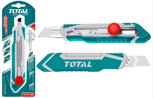 TOTAL Plastic THT511826 Snap-off Blade Knife