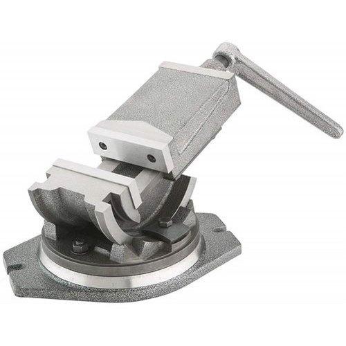Milling Machine Vice Mild Steel Tilting And Swiveling Vice, Base Type: Fixed