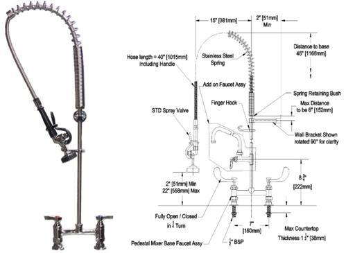 Pre Rinse Spray Unit