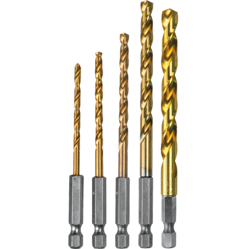 Tin Coated Drill Bit With 1/4 Shank