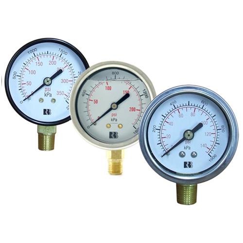 Twist-on Polycarbonate Pressure Gauge