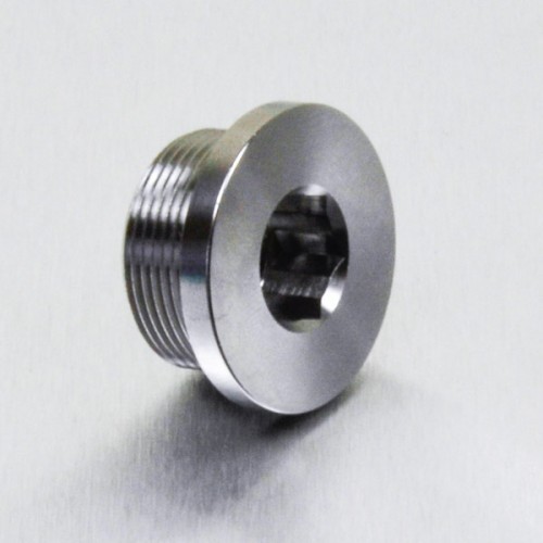 OM Steel Titanium Plug, Size: Various