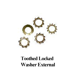 External Tooth Lock Washers