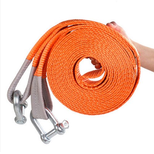 Yellow Towing Synthetic Sling with hooks, For Industrial Premises, Lifting Capacity: 1-3 Ton