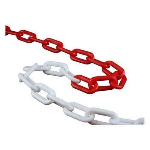 Red & White Traffic Cone Plastic Chain