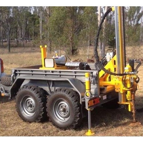 For Auger Trailer Mounted Drilling Rig