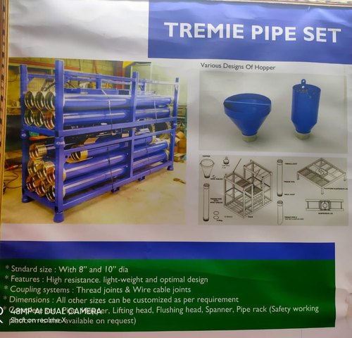 MS PRIME Tremie Pipe Set, For CONCRETE FILING, To Bear Concrete High Pressure