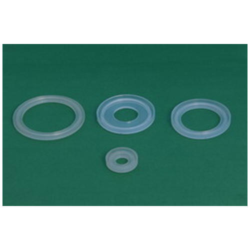 Round white Tri Clover Silicone Gasket, For Industrial, Thickness: 8-10 Mm