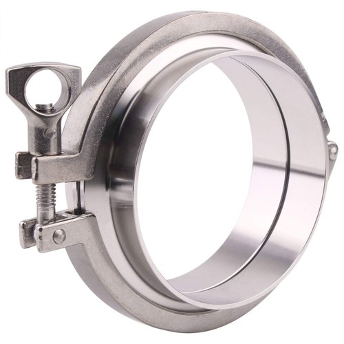 1/2inch Stainless Steel Tri Clover Tube Clamp, For Plumbing Pipe, Heavy Duty