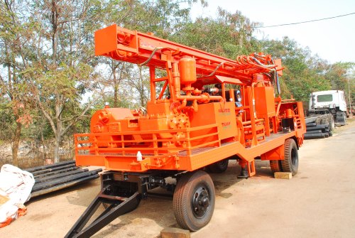 For Borewell Trolley Mounted Drilling Rig