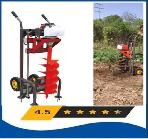 haldhari Trolly Type Earth Auger, Capacity: 68cc