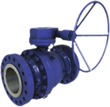 Trunnion Mounted Ball Valve 2Piece Design Flange End, Size: 25 Mm To 300 Mm