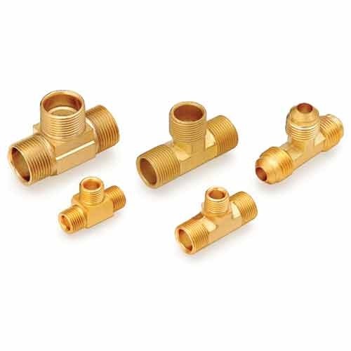 Bhumi Brass & Alloy Tube Fittings Tees, Size: 1/2 inch, for Structure Pipe
