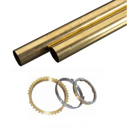 Cylindrical Tubes For Synchronizer Rings, Size: Upto 4 Inch, Grade: Brass