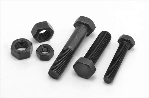 Heat Treated Black TVS Bolt & Nut, Size: 6mm To 60mm, 50