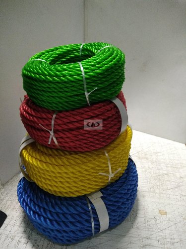 10-20 mm HDPE Twisted Multicolored Ropes