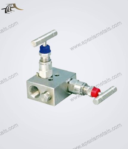 AM Two Way Manifold, Capacity: 6000 Psi, Model Name/Number: Apexia Metal