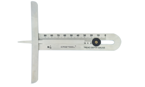 Stainless Steel Kristeel Tyre Depth Gauge