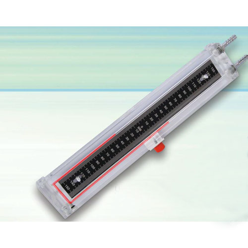 Glass U-Tube Manometer, For Laboratory Use, 100-0-100 mm H2O