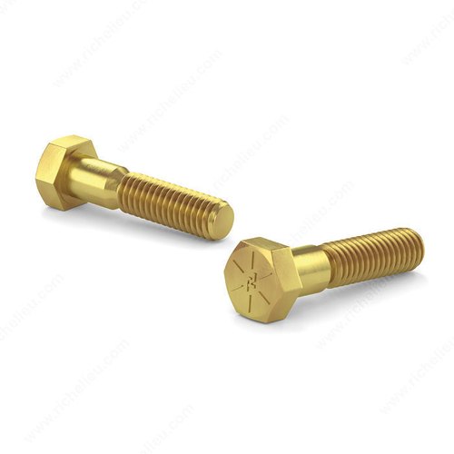 Hexagonal High Tensile Steel Yellow Zinc Hex Bolt, Grade: 8 Grade