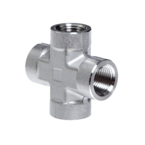 Silver Stainless Steel Union Cross Fittings