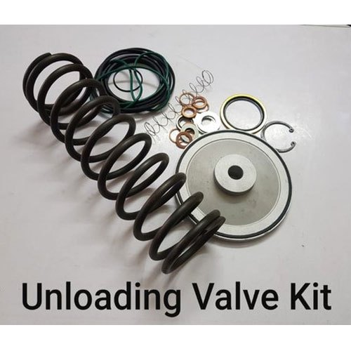 Steel, Neoprene Low Pressure Unloading Valve Kit, For Industrial