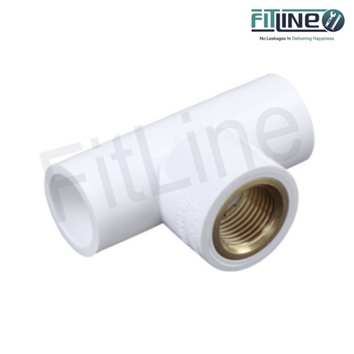 UPVC Brass Tee, Size: 1 inch, for Hydraulic Pipe