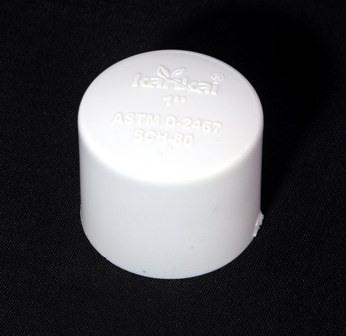 Kankai White UPVC End Cap