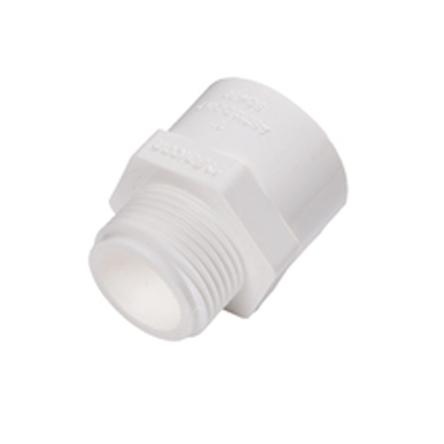 UPVC Plain Male Threaded Adaptor for Pipe Fitting, Size: 15 mm