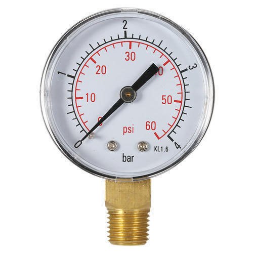 Flowtel Aluminium Utility Pressure Gauge, For Industrial