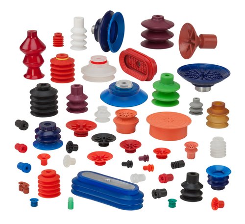 Blue Silicon Vacuum Cups & Fittings
